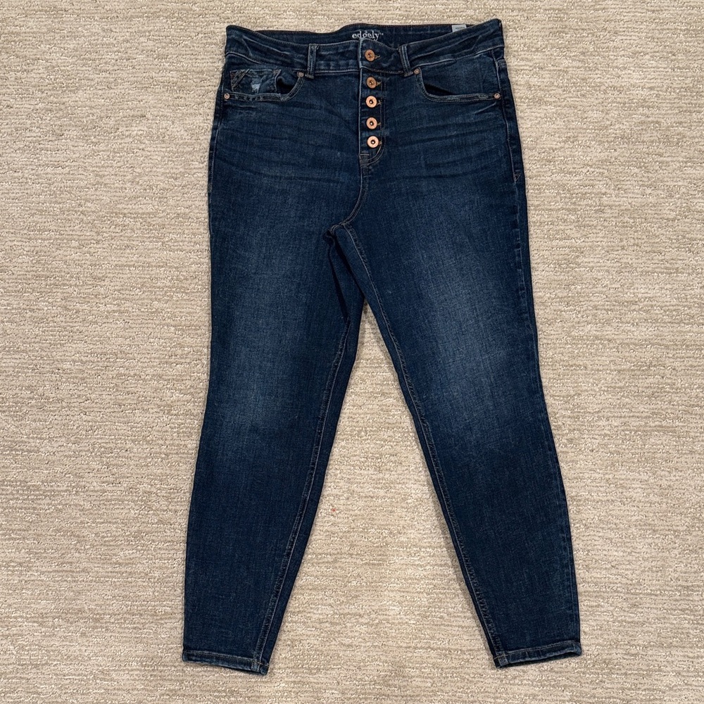 Edgely Dark Blue Women's Jeans